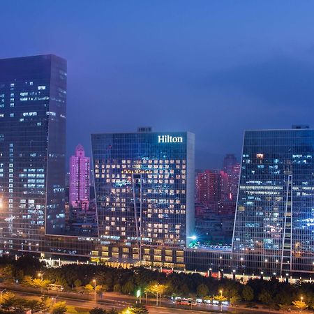 Hilton Shenzhen Futian, Metro Station At Hotel Front Door, Close To Futian Convention & Exhibition Center Eksteriør billede