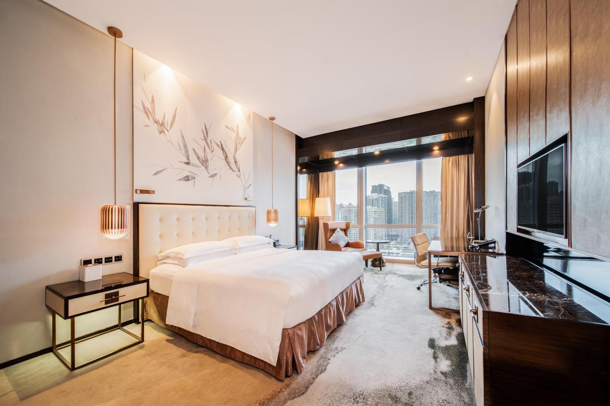 Hilton Shenzhen Futian, Metro Station At Hotel Front Door, Close To Futian Convention & Exhibition Center Eksteriør billede