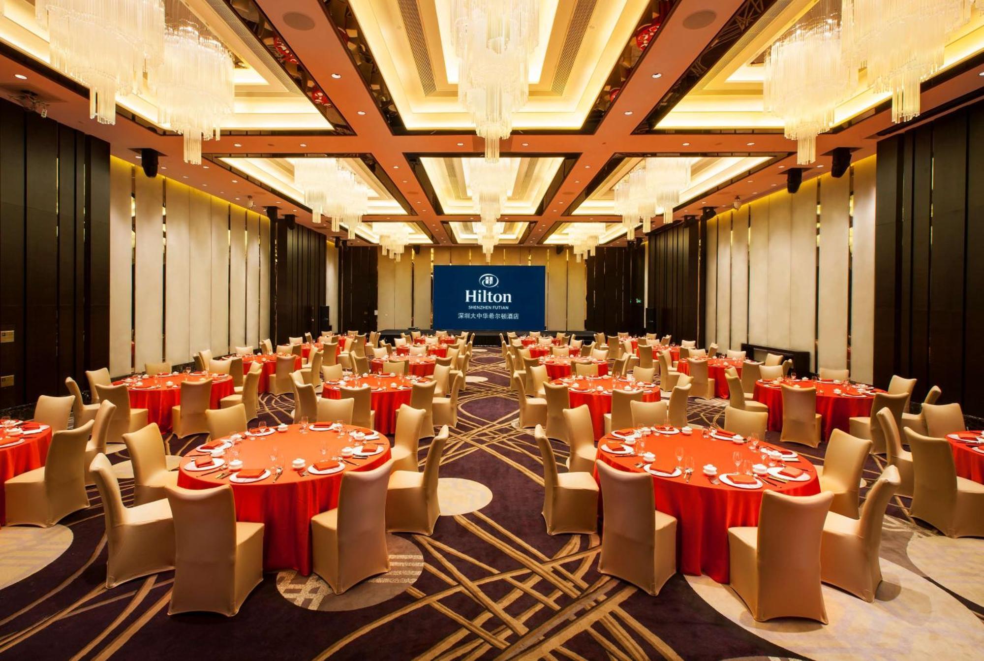 Hilton Shenzhen Futian, Metro Station At Hotel Front Door, Close To Futian Convention & Exhibition Center Eksteriør billede