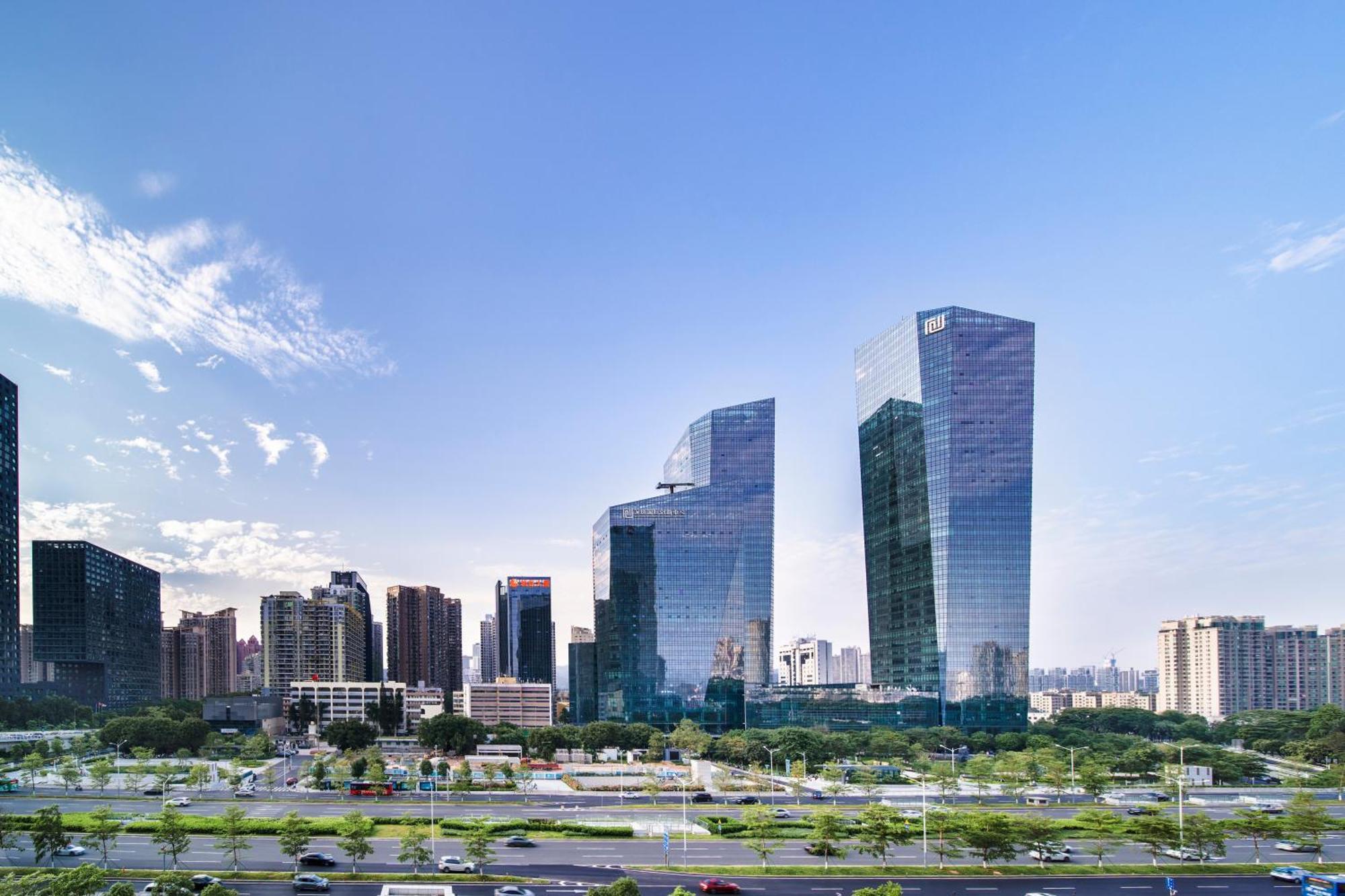 Hilton Shenzhen Futian, Metro Station At Hotel Front Door, Close To Futian Convention & Exhibition Center Eksteriør billede
